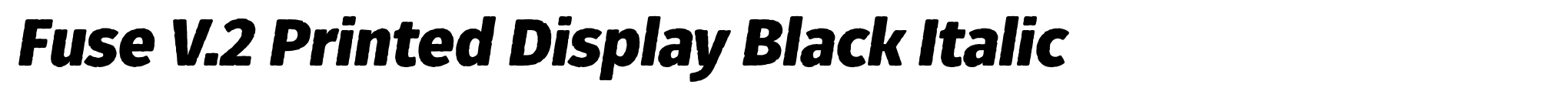 Fuse V.2 Printed Display Black Italic image
